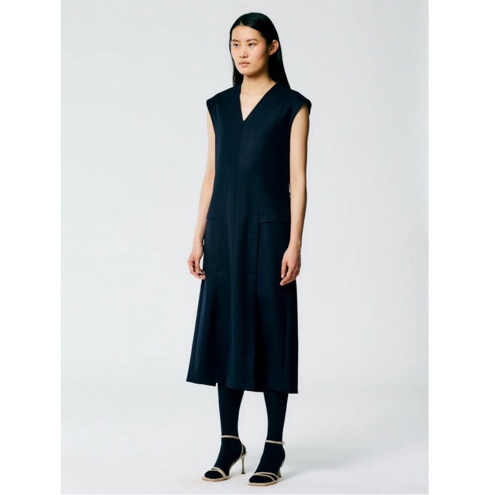 Tibi Superfine Wool Panel Dress - Picture 2 of 12